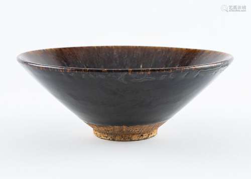 A Song style conical bowl, 2 1/8 x 5 3/4 in. (5.5 x 14.5 cm)