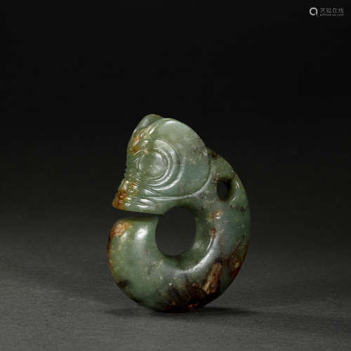 Jade Pig Dragon from HongShan Culture