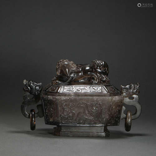 Crystal Two Ears container from Qing