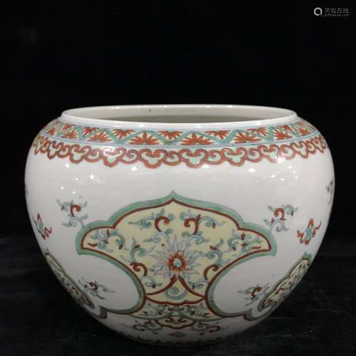 Underglaze Blue And Doucai Ruyi Pattern Washer