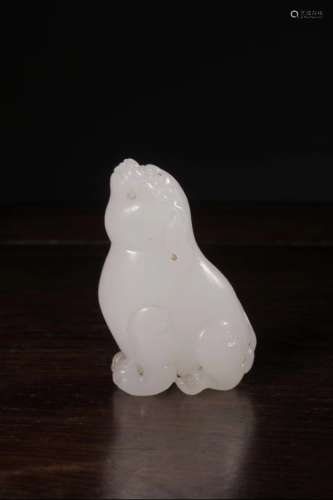 Carved Jade Beast Ornament