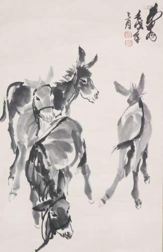 Huang Zhou, Chinese Donkey Painting