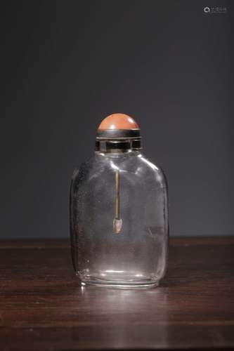 Crystal Quartz Snuff Bottle