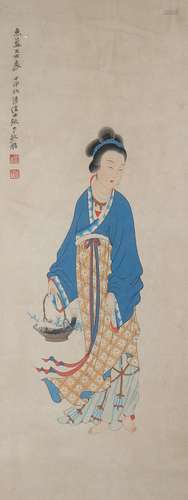 Zhang Daqian, Chinese Lady Painting