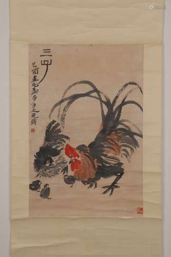 chinese Xu beihong's painting