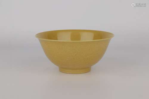 chinese yellow glazed porcelain 