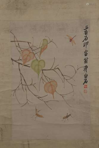 chinese qi baishi's painting