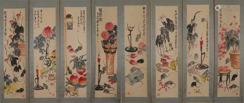 chinese qi baishi's painting