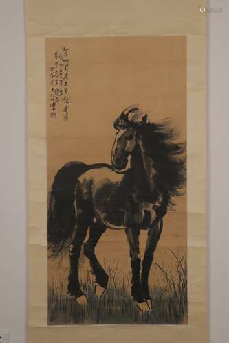 chinese Xu beihong's painting