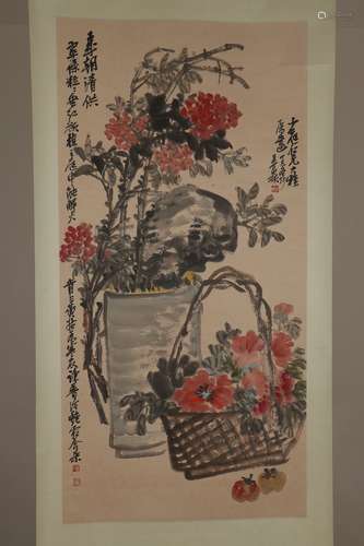 chinese wu changshuo's painting