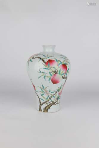 chinese famille rose porcelain meiping