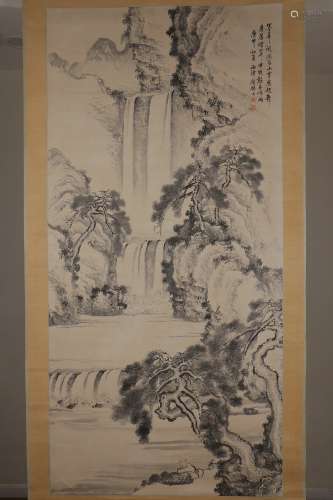 chinese Gu Linshi's painting