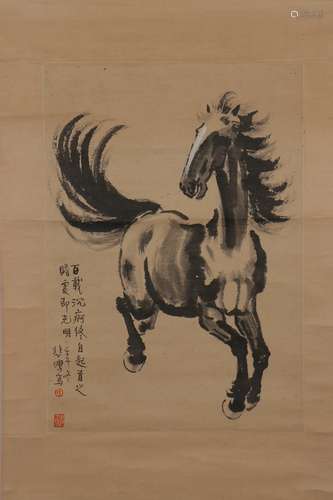 chinese Xu beihong's painting