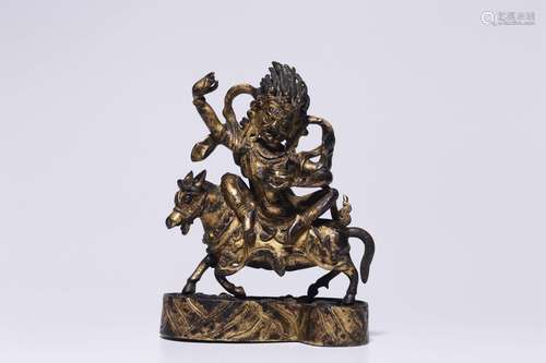 chinese gilt bronze buddha statue