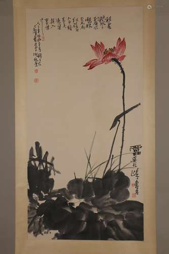 chinese pan tianshou's painting