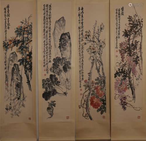 chinese wu changshuo's painting