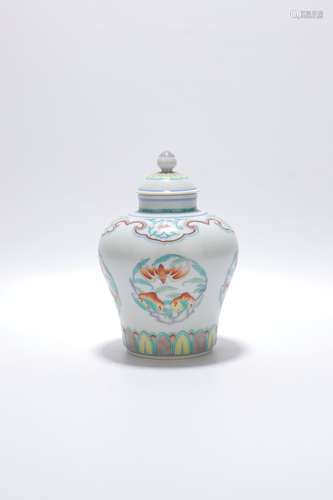 chinese doucai porcelain jar