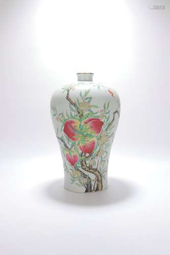 chinese famille rose porcelain meiping