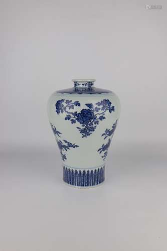 chinese blue and white porcelain meiping