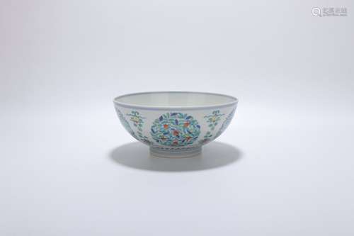 chinese doucai porcelain bowl