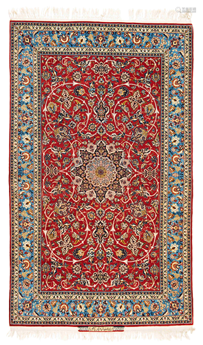 Signed Isfahan Seraf Mamoori Rug