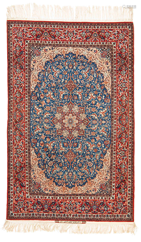 Signed Isfahan Serafian Rug