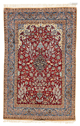 Signed Isfahan Syed Muhammad Sanayeh Rug