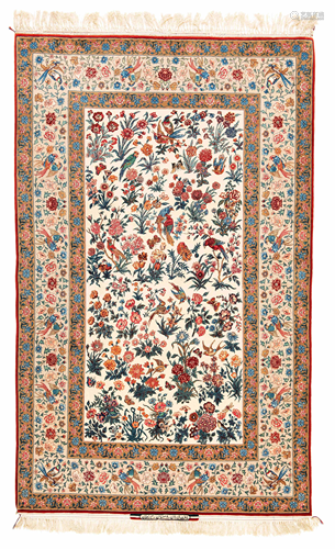 Signed Isfahan Serafian Rug