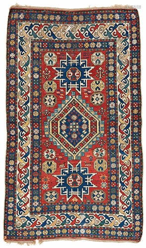 Kazak Rug with Lesghi Design