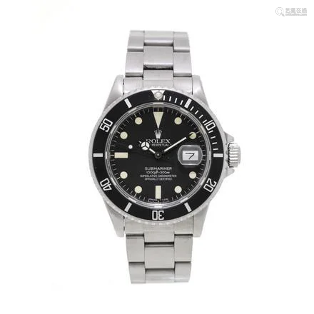 Rolex, Submariner, réf. 16800, montre-bracelet en