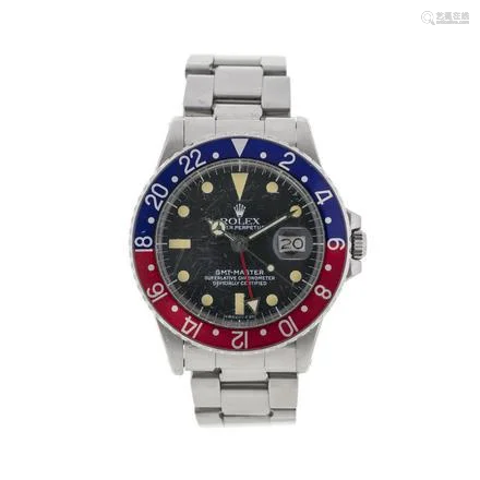 Rolex, GMT Master, réf. 1675, montre-bracelet en