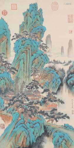 Chinese Ink Painting Of Landscape - Chou Ying