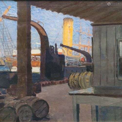 Paul Kayser (Hamburg 1869 - Donaueschingen 1942). Steamship ...