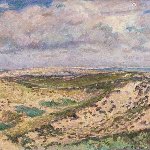 Ernst Eitner (Hamburg 1867 - Hamburg 1955). Dunes on Sylt.