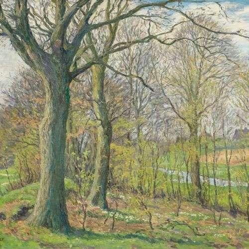 Ernst Eitner (Hamburg 1867 - Hamburg 1955). Early Spring.