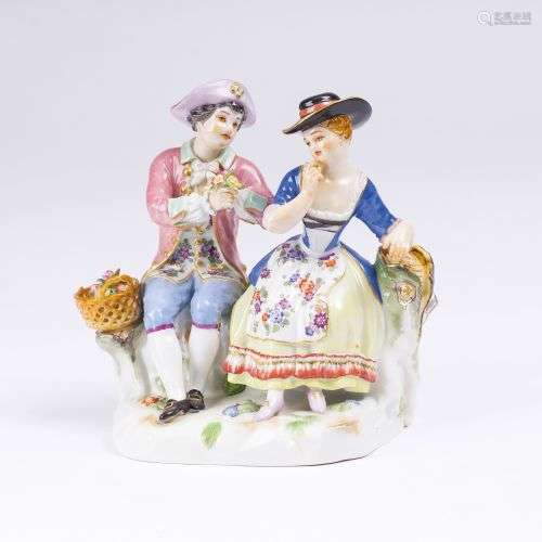 Ernst August Leuteritz (Meissen 1818 - Meissen 1893). A Love...