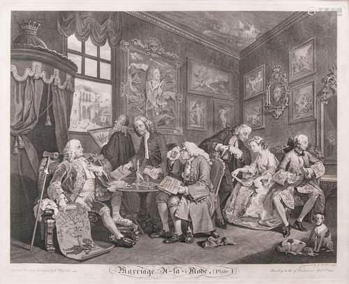 William Hogarth (London 1697 - London 1764). Marriaga à la M...