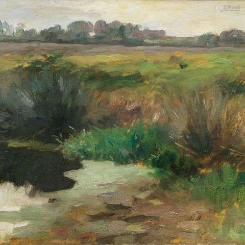 Thomas Herbst (Hamburg 1848 - Hamburg 1915). Pond.