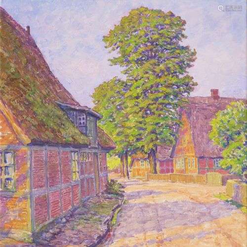 Heinrich Blunck-Heikendorf (Kiel 1891 - Kiel 1963). Village ...