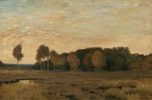 Hans am Ende (Trier 1864 - Stettin 1918). Evening Mood in th...