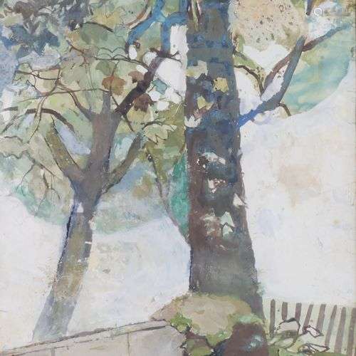 Gwyneth Johnstone (Coltishall 1915 - Coltishall 2010). Trees...