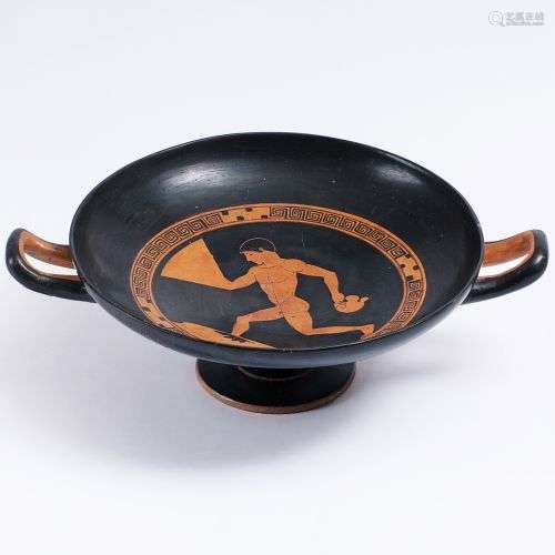 An Attic Red-Figured Kylix.