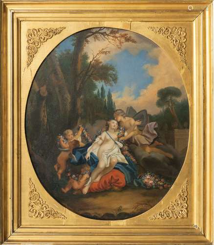 French Master active 2. half 18th cent. Cupid and Psyche.