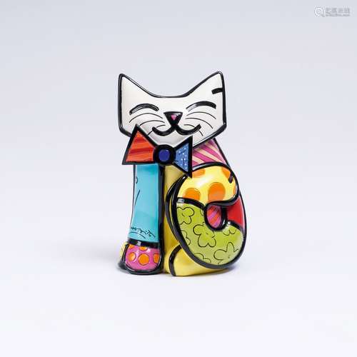 Romero Britto (Recife 1963). Cat 'Fun Cat'.