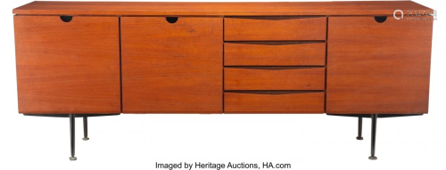 French School (20th Century) Fall-Front Credenza