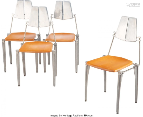 Robert Josten (American) A Set of Four Chairs, c