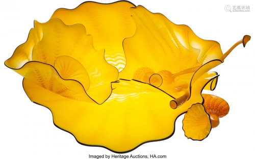 Dale Chihuly (American, b. 1941) Marigold Yellow