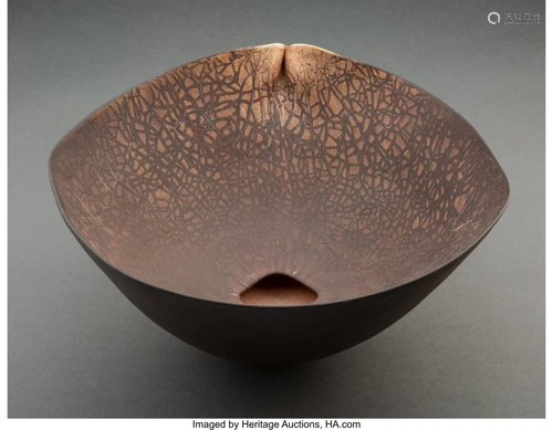 Richard DeVore (American, 1933-2006) Bowl Glazed