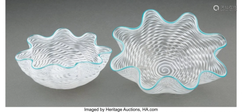 Dale Chihuly (American, b. 1941) White Seaform P