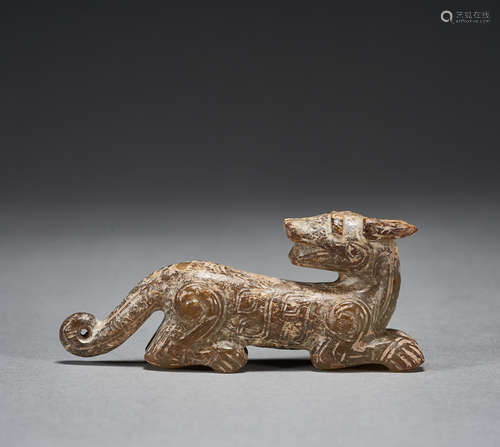 Hetian Jade Beast in Han Dynasty